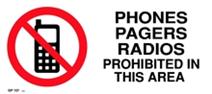 Phones Pagers Radios Prohibited in this Area